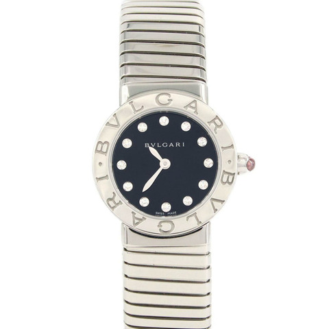 寶格麗 Tubogas 12P 中型 BBL262TS BBL262TBSS 12 不鏽鋼石英錶