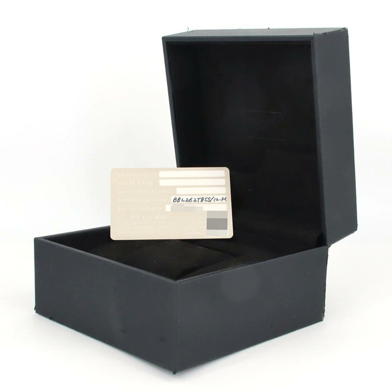 寶格麗 Tubogas 12P 中型 BBL262TS BBL262TBSS 12 不鏽鋼石英錶-7