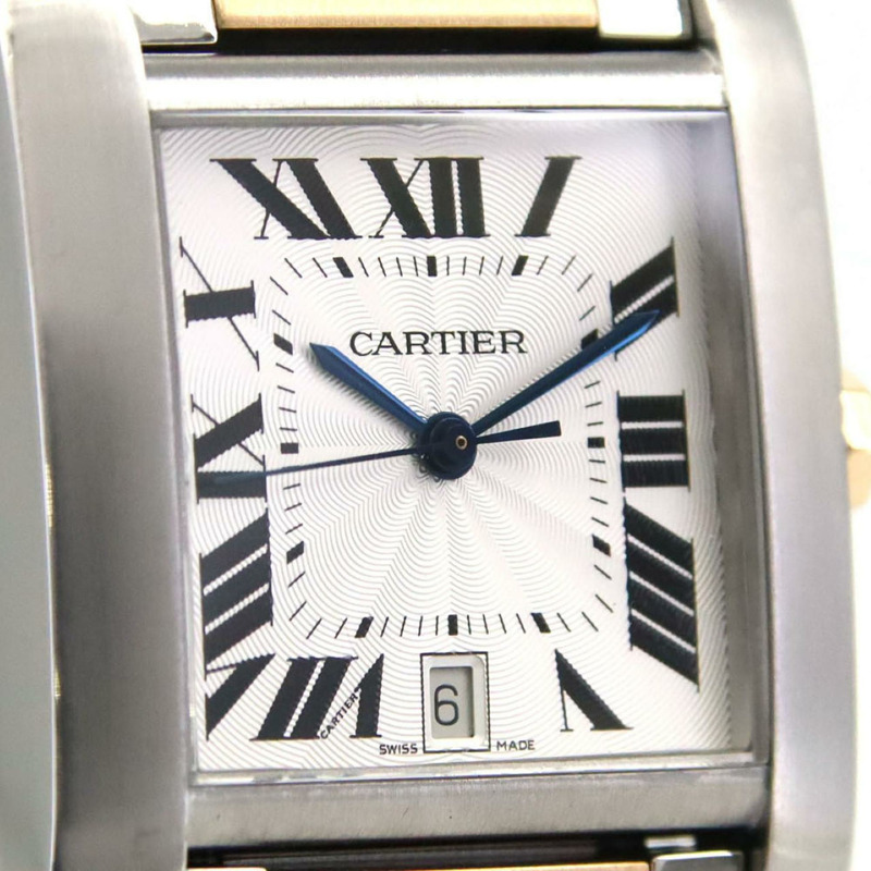 卡地亞 Tank Française LM 雙色腕錶 W51005Q4 SSxYG 自動腕錶-5