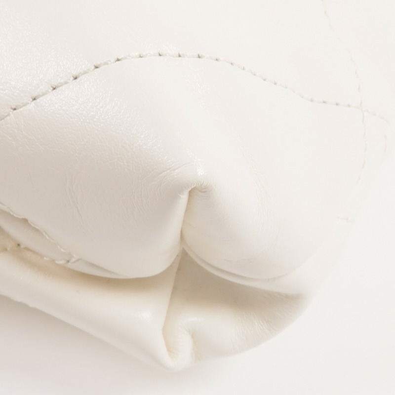 CHANEL 牛皮皮革Mini 22金扣手挽肩背兩用袋-5