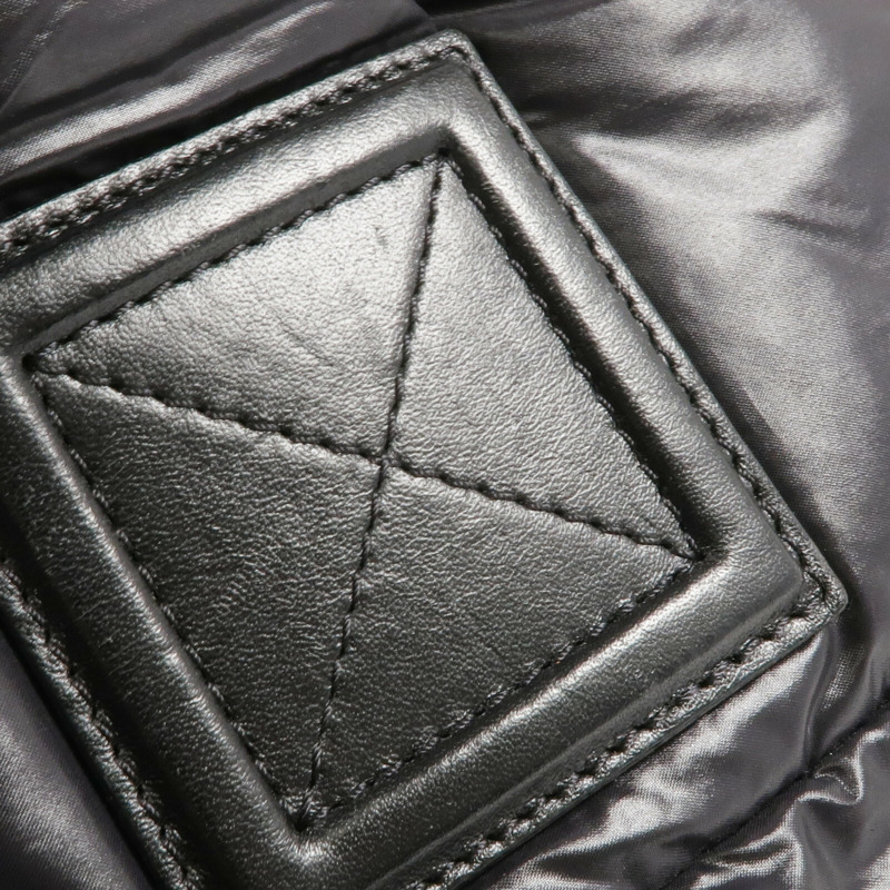 CHANEL 尼龍Coco Cocoon Large銀扣手挽袋-13