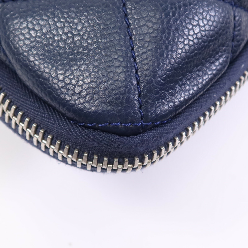 CHANEL 牛皮皮革Chain Shoulder Bag銀扣鏈帶肩背袋-7