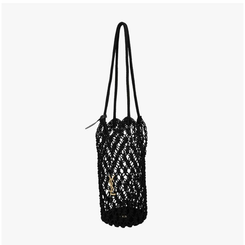 SAINT LAURENT Cassandra Monogram 金色鉤編大手提包 841473 GAAFU 1000-3