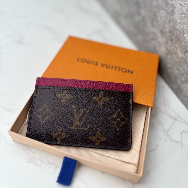 💗香緹國際精品💗 590 LV 老花卡夾 盒裝完整-0