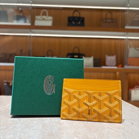 Goyard St. Sulpice 戈雅 經典卡夾 黃色