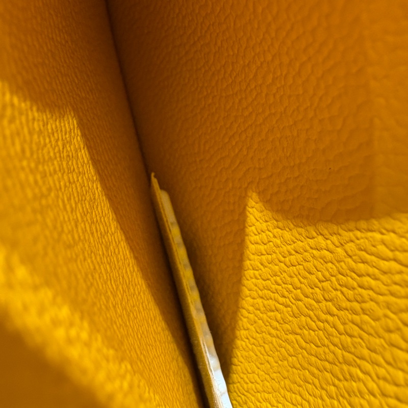 【亮眼黃皮、輕巧實用必備】Goyard St. Sulpice 卡夾|黃色帆布皮革|附原盒原卡-4