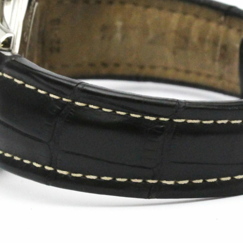 百年靈 Navitimer 精鋼皮錶帶男士腕錶 A11022.1 拋光款-2