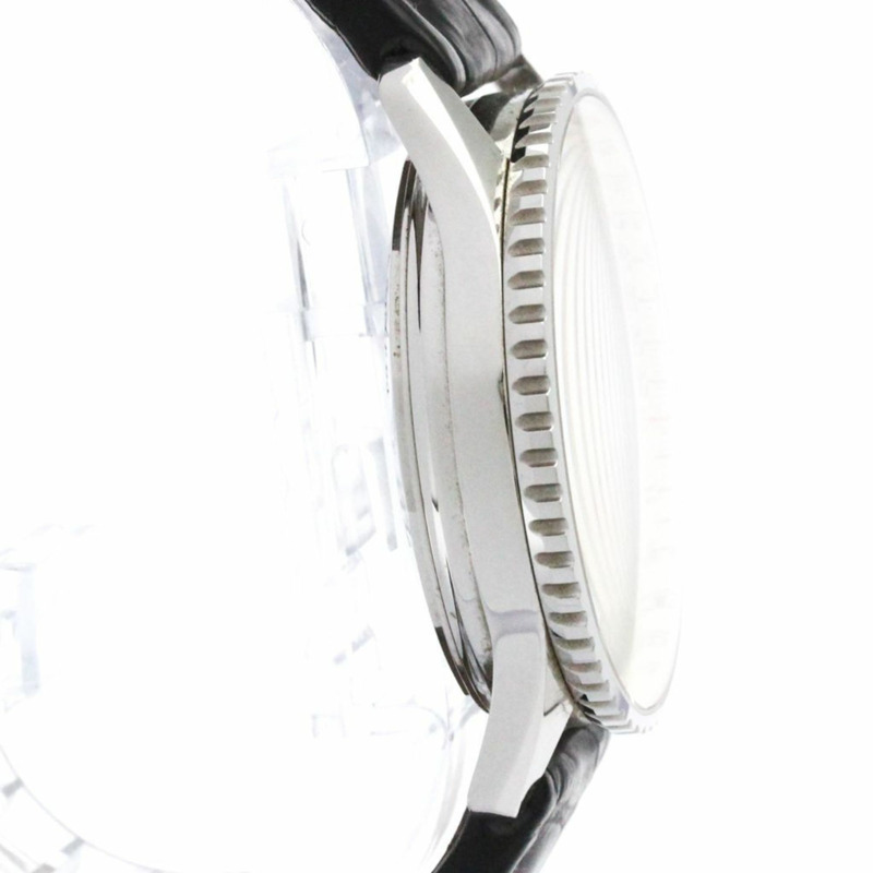 百年靈 Navitimer 精鋼皮錶帶男士腕錶 A11022.1 拋光款-8