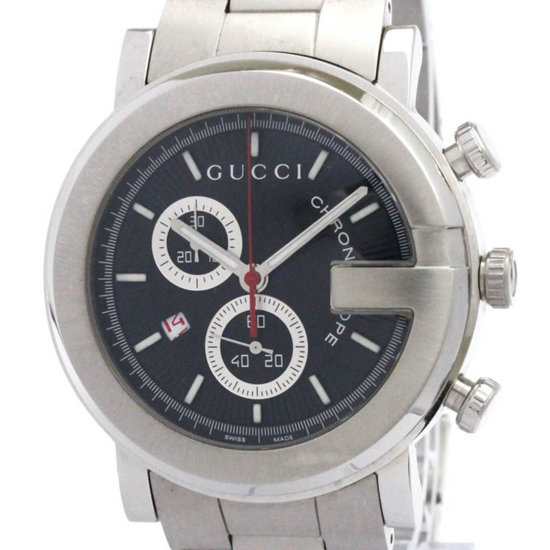 GUCCI G-Chrono 石英不鏽鋼男士腕錶 YA101309-0