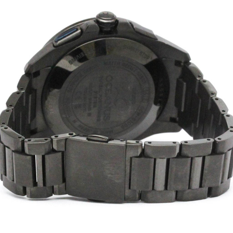 卡西歐 Oceanus 電波控制太陽能鈦金屬男士手錶 OCW-G1000B-1A3JF-4