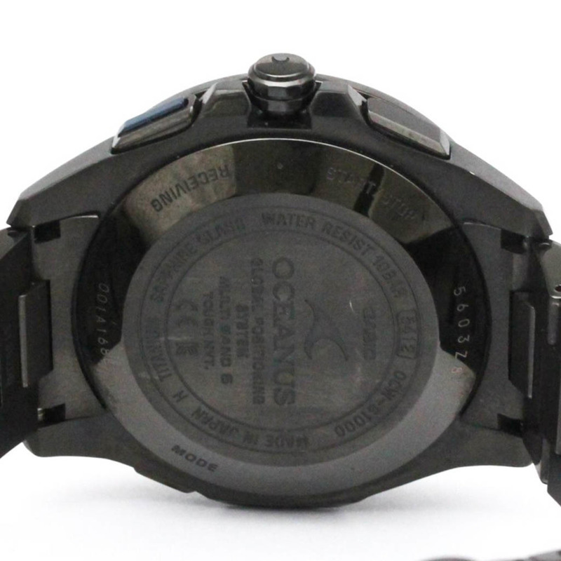 卡西歐 Oceanus 電波控制太陽能鈦金屬男士手錶 OCW-G1000B-1A3JF-5