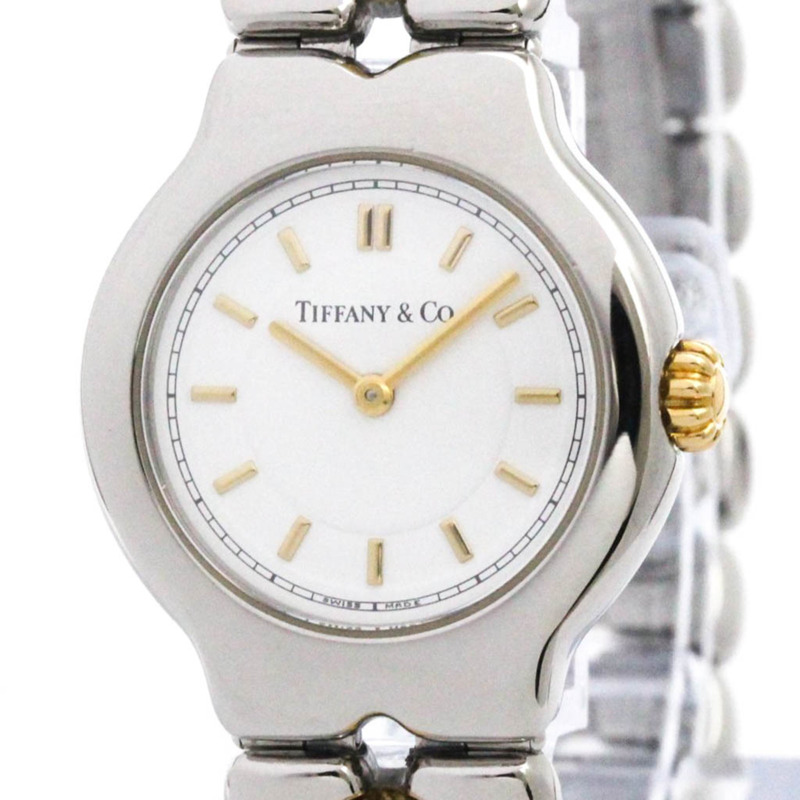 蒂芬妮 Tesoro 18K 金鋼石英女士腕錶 L0112 拋光-0