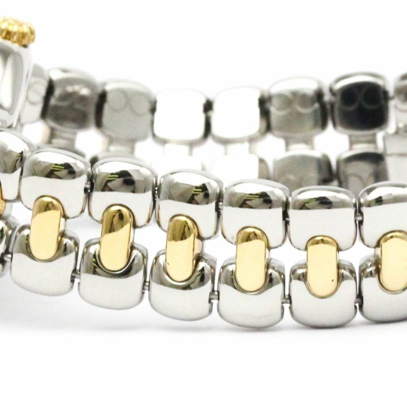 蒂芬妮 Tesoro 18K 金鋼石英女士腕錶 L0112 拋光-2