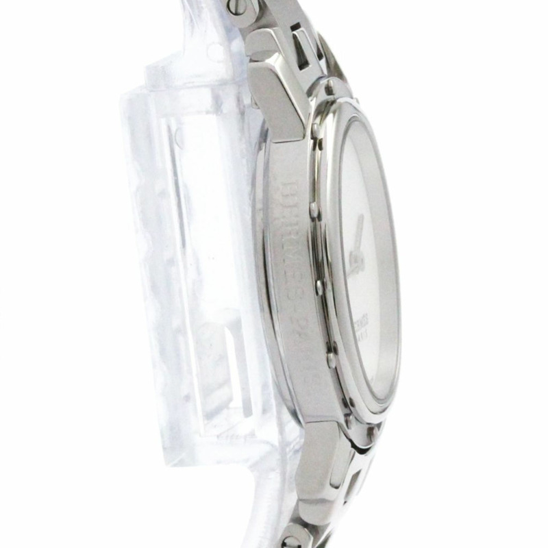 愛馬仕 Clipper 橢圓形不鏽鋼女士腕錶 CO1.210 拋光款-7