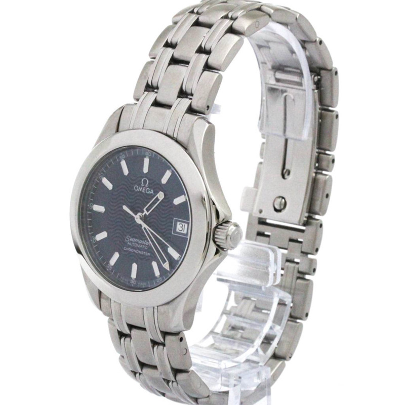 歐米茄海馬系列120公尺天文台認證自動男士腕錶 2501.81 拋光款-1