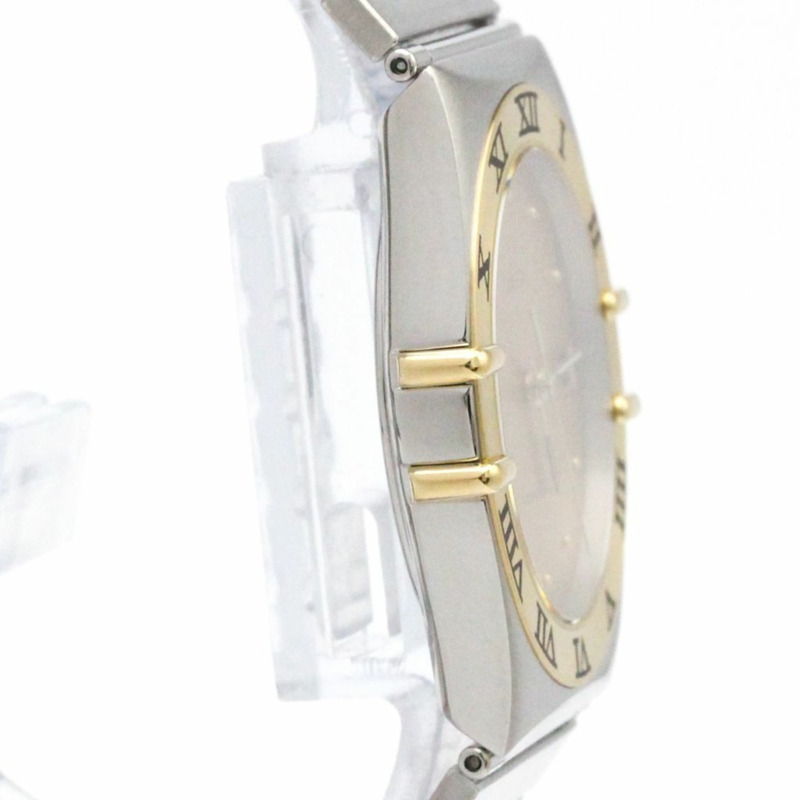 歐米茄星座系列18K金精鋼石英男士腕錶 396.1070-7