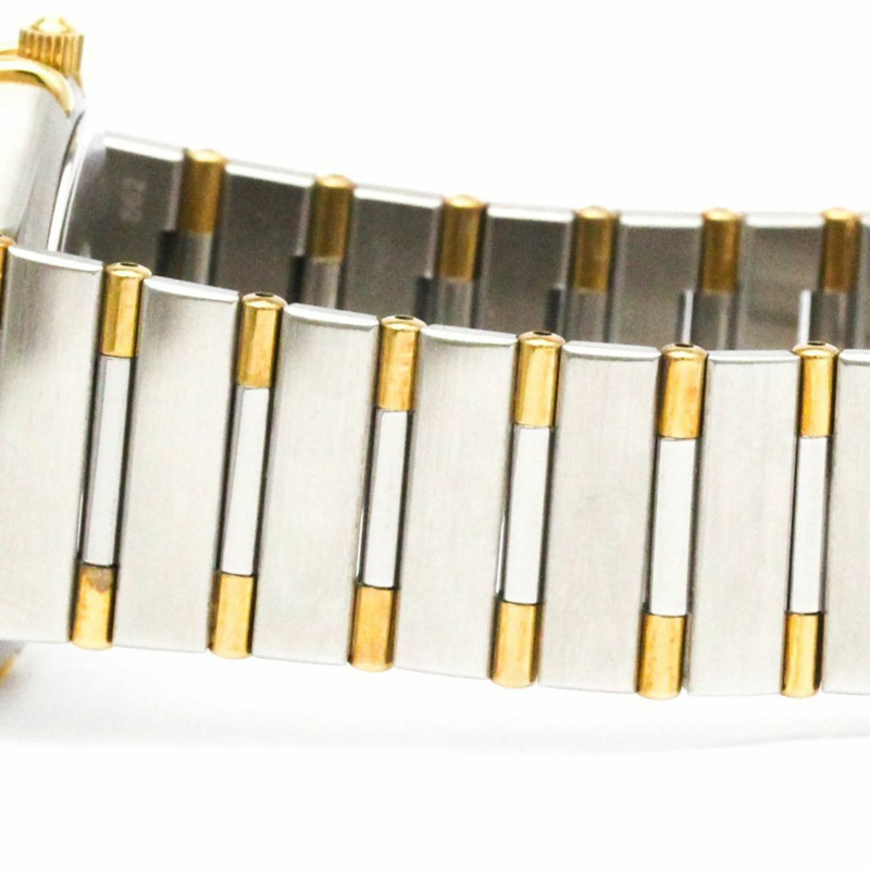 歐米茄星座系列18K金精鋼石英男士腕錶1312.30拋光款-2