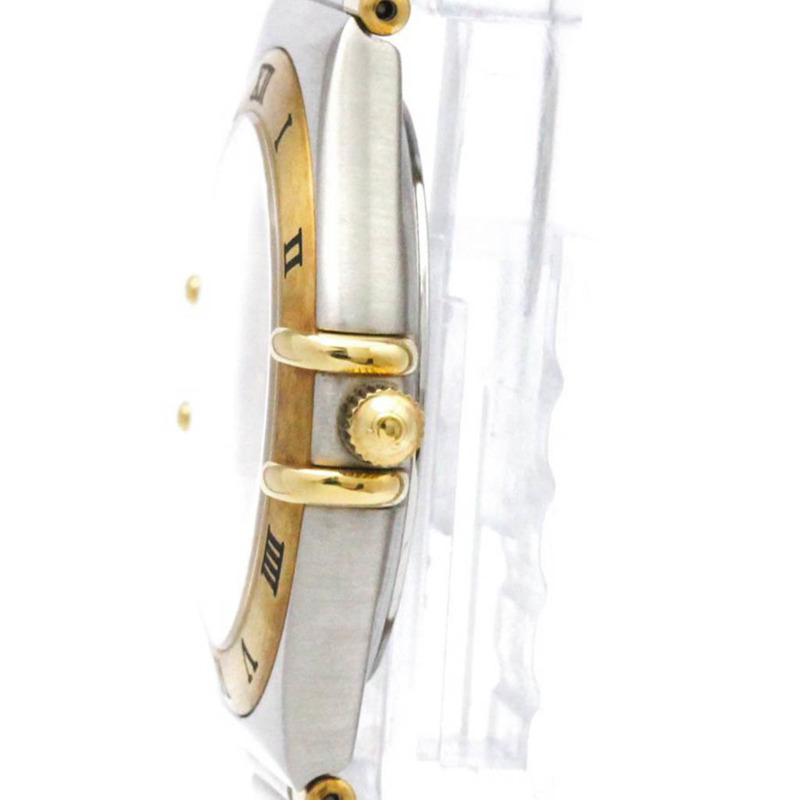 歐米茄星座系列18K金精鋼石英男士腕錶1312.30拋光款-3