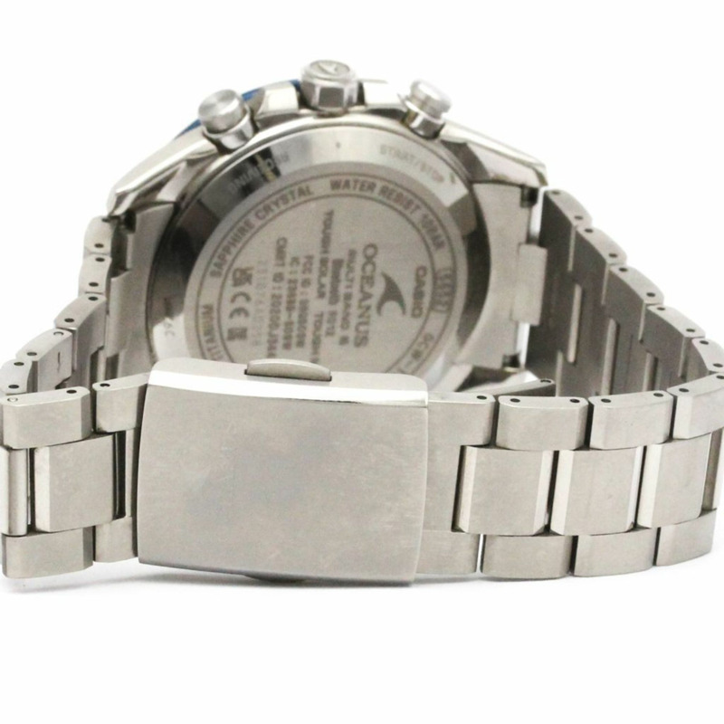 卡西歐 Oceanus 電波控制太陽能鈦金屬男士手錶 OCW-T4000D-1AJF-4