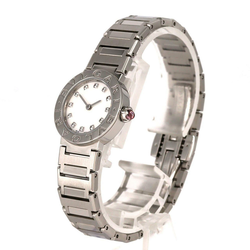 寶格麗 12P 日本限定 BB23S 103095 不鏽鋼石英錶-1