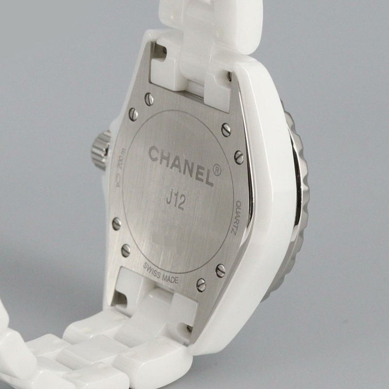 香奈兒 J12 33毫米陶瓷錶殼,中央鑲嵌12顆寶石,H2123石英錶-5