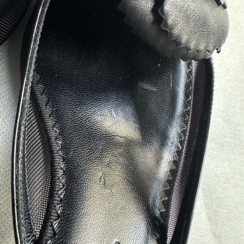 CHANEL黑色網眼皮革山茶花高跟涼鞋35.5-11