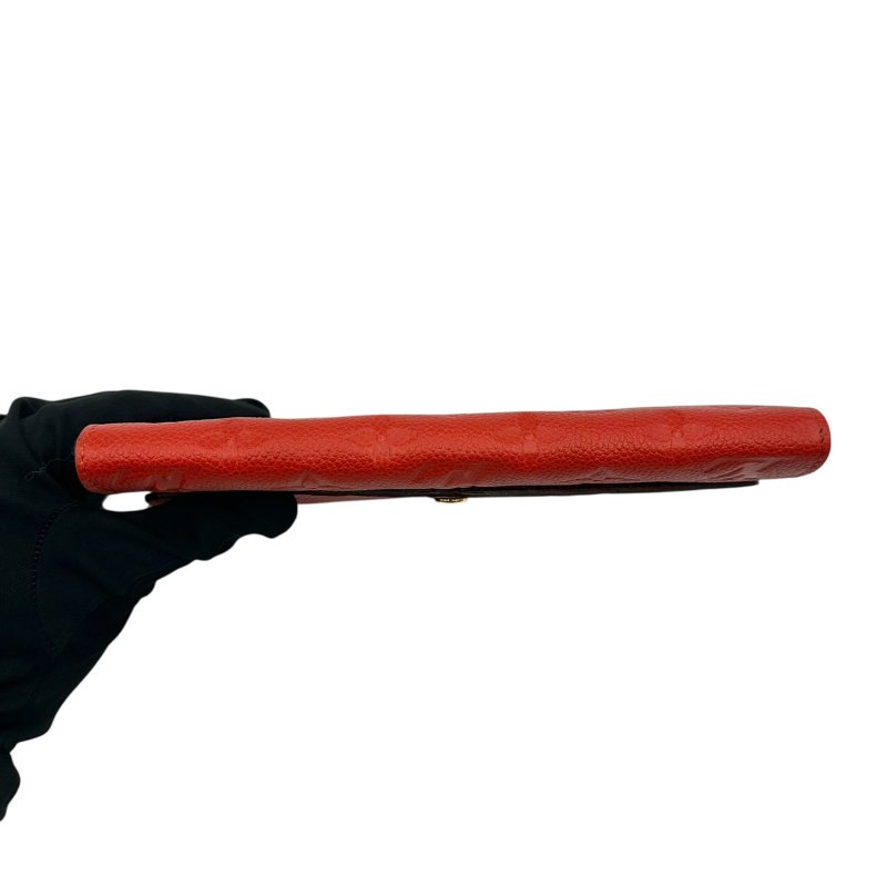 【美收精品】LV 紅色老花長夾 C-24【隔月月中將轉賣至日本 上架期限30天】-2