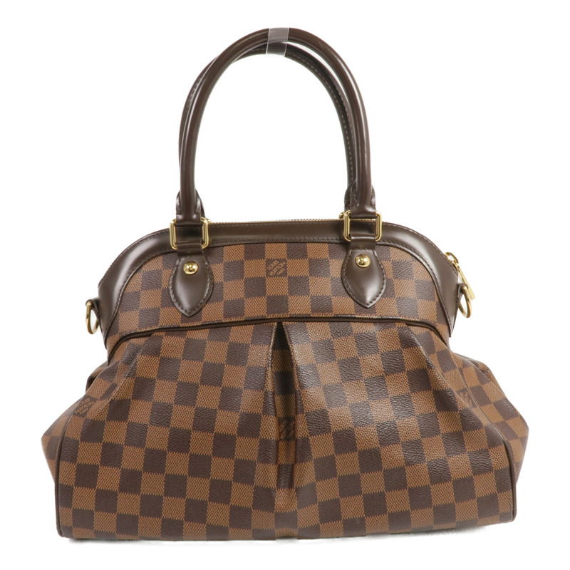 LOUIS VUITTON 【激減優惠】Damier Trevi PM金扣手挽肩背兩用袋-1