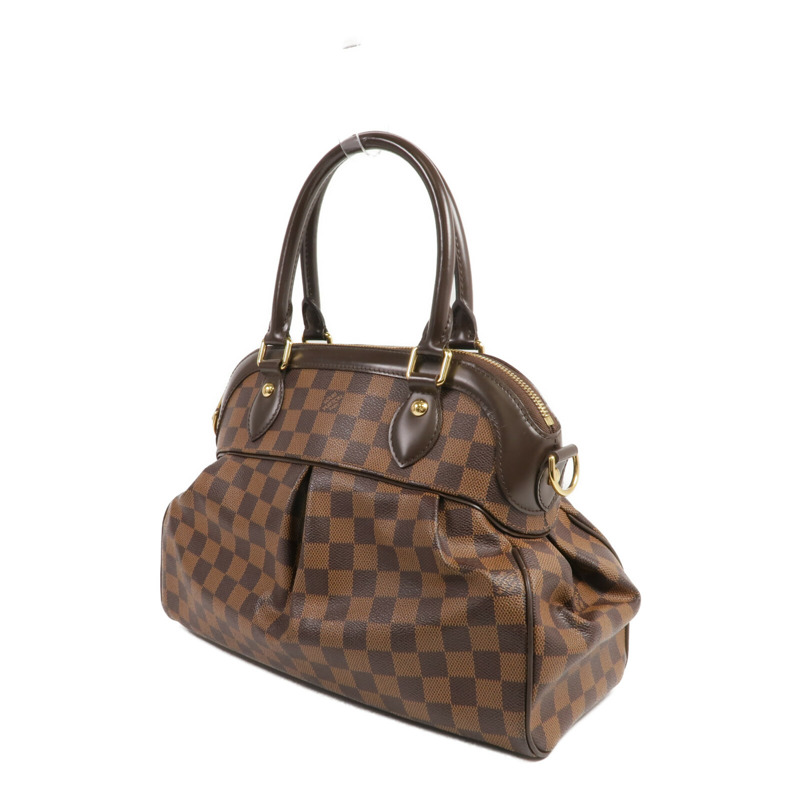 LOUIS VUITTON 【激減優惠】Damier Trevi PM金扣手挽肩背兩用袋-2