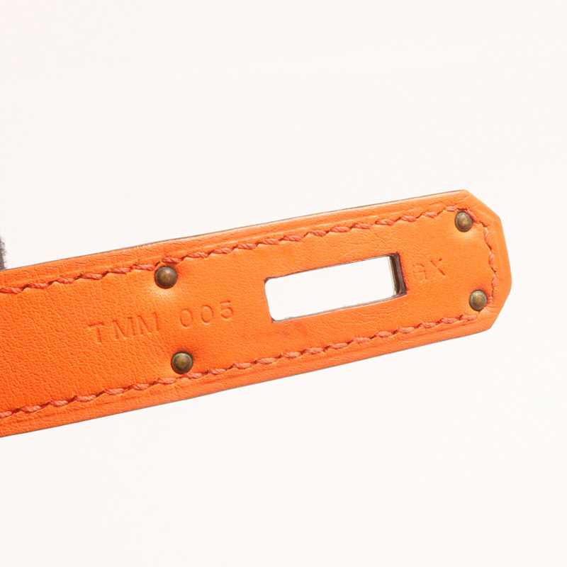 HERMES Swift皮革Berline Mini銀扣肩背袋-12