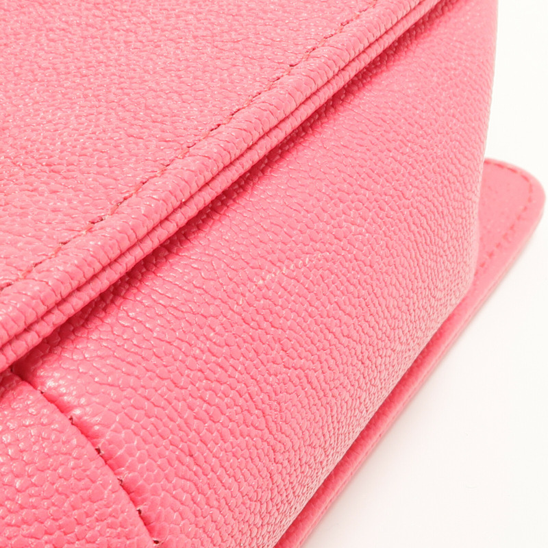 CHANEL 牛皮皮革Boy 25金扣鏈帶肩背袋-14