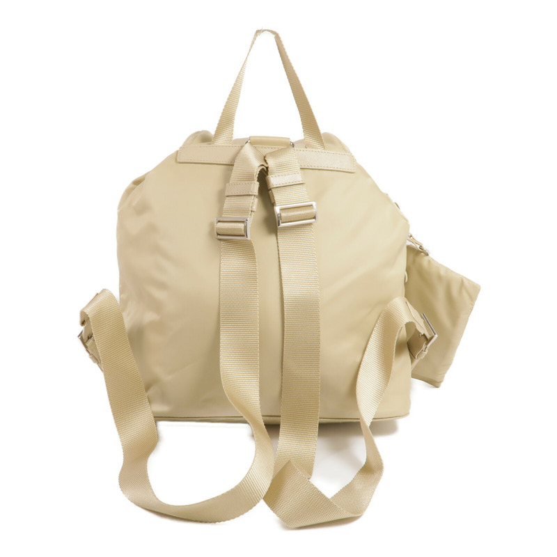 PRADA 尼龍Backpack銀扣背包-1