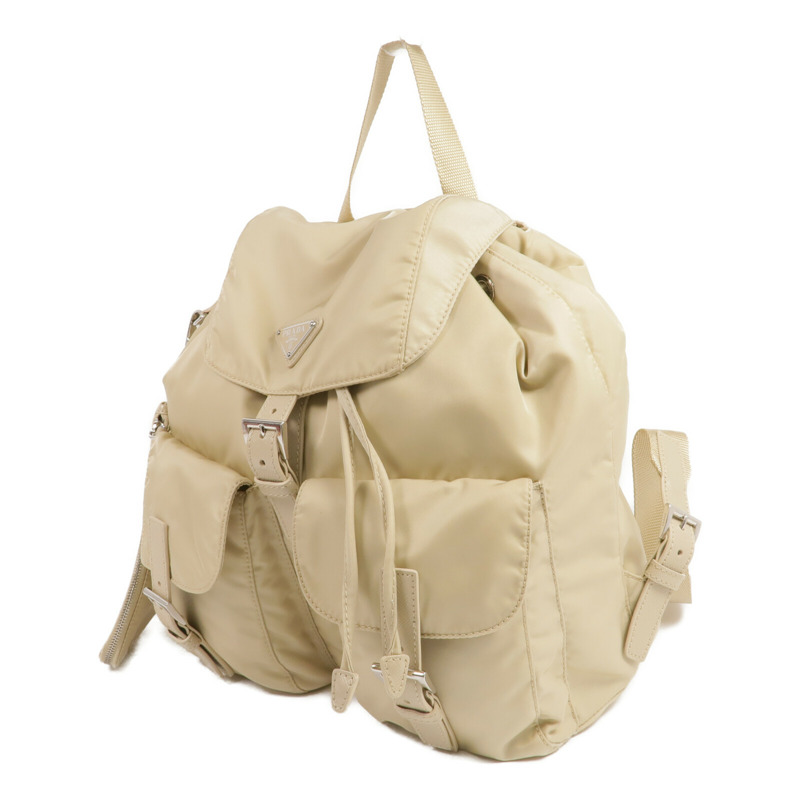 PRADA 尼龍Backpack銀扣背包-2