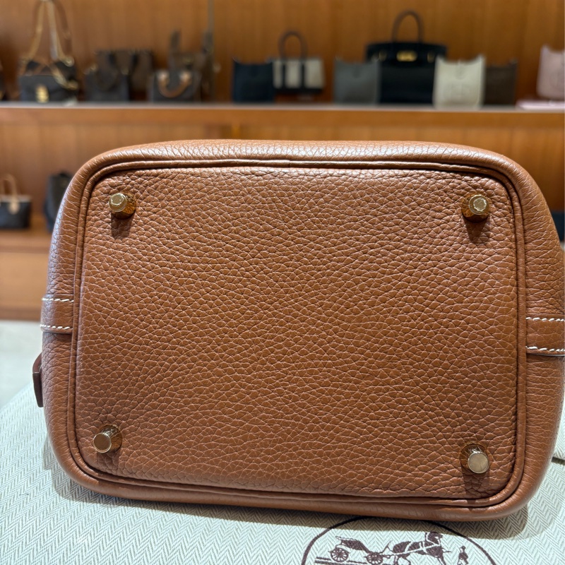 【穩重棕色、金扣百搭耐看】Hermès Picotin 18 手提包｜棕色金扣｜Y刻 2020年份-4