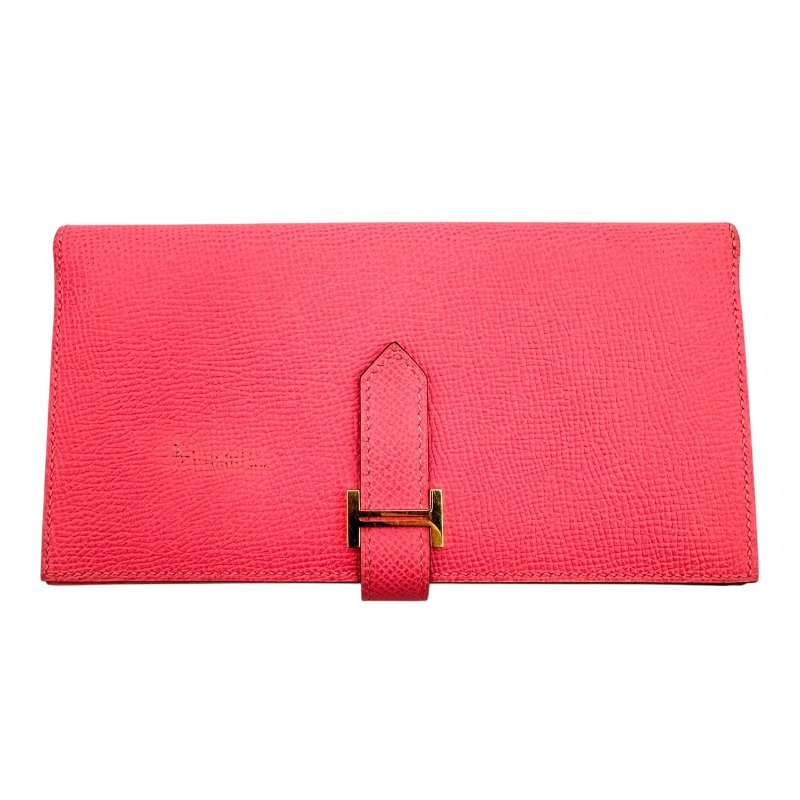【美收精品】HERMES T刻粉色中夾 C-27【隔月月中將轉賣至日本 上架期限30天】-0