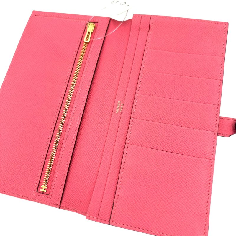 【美收精品】HERMES T刻粉色中夾 C-27【隔月月中將轉賣至日本 上架期限30天】-2