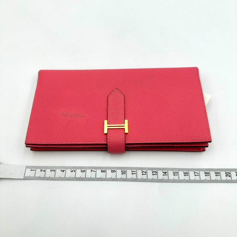 【美收精品】HERMES T刻粉色中夾 C-27【隔月月中將轉賣至日本 上架期限30天】-9
