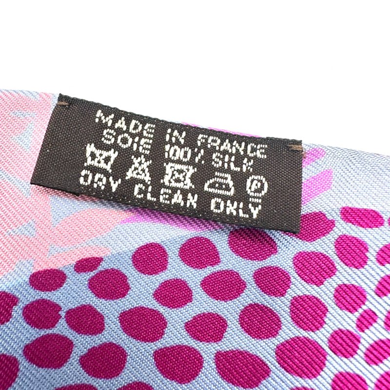 【美收精品】HERMES 紫藍色絲巾C-28【隔月月中將轉賣至日本 上架期限30天】-4