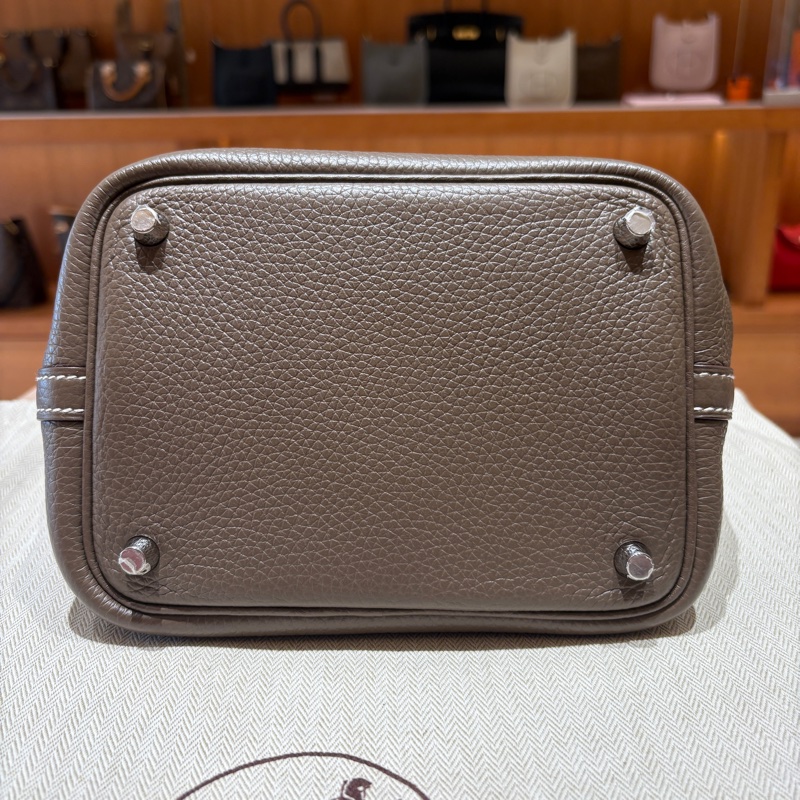 【大象灰實搭、銀扣低調有型】Hermès Picotin 18 手提包|大象灰銀扣|U刻 2022年份-3