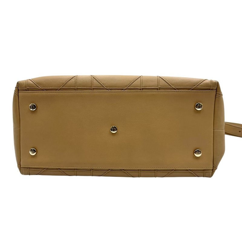【美收精品】DIOR 米色手提包 C-31【隔月月中將轉賣至日本 上架期限30天】-4