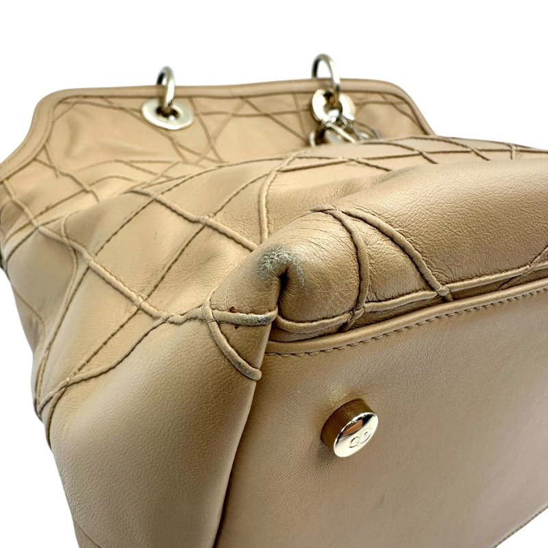 【美收精品】DIOR 米色手提包 C-31【隔月月中將轉賣至日本 上架期限30天】-6