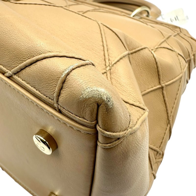 【美收精品】DIOR 米色手提包 C-31【隔月月中將轉賣至日本 上架期限30天】-7