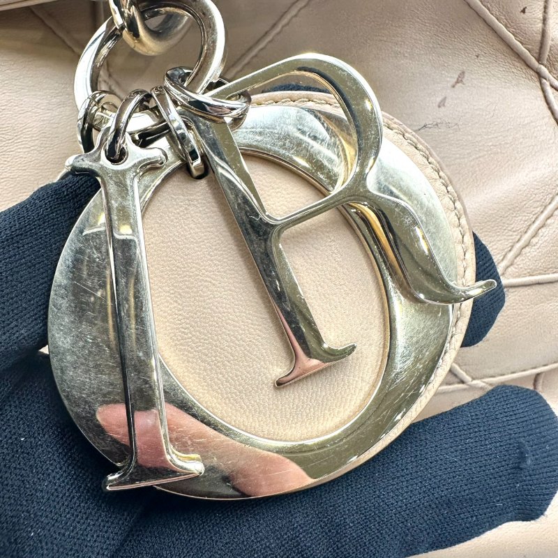 【美收精品】DIOR 米色手提包 C-31【隔月月中將轉賣至日本 上架期限30天】-10