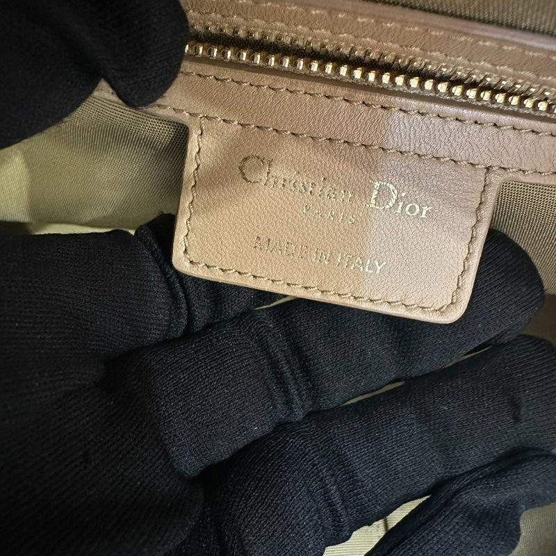 【美收精品】DIOR 米色手提包 C-31【隔月月中將轉賣至日本 上架期限30天】-13