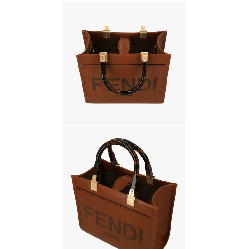 FENDI Sunshine Roma 字母標誌小號手提包 8BH394 ABVL F0PWZ-7