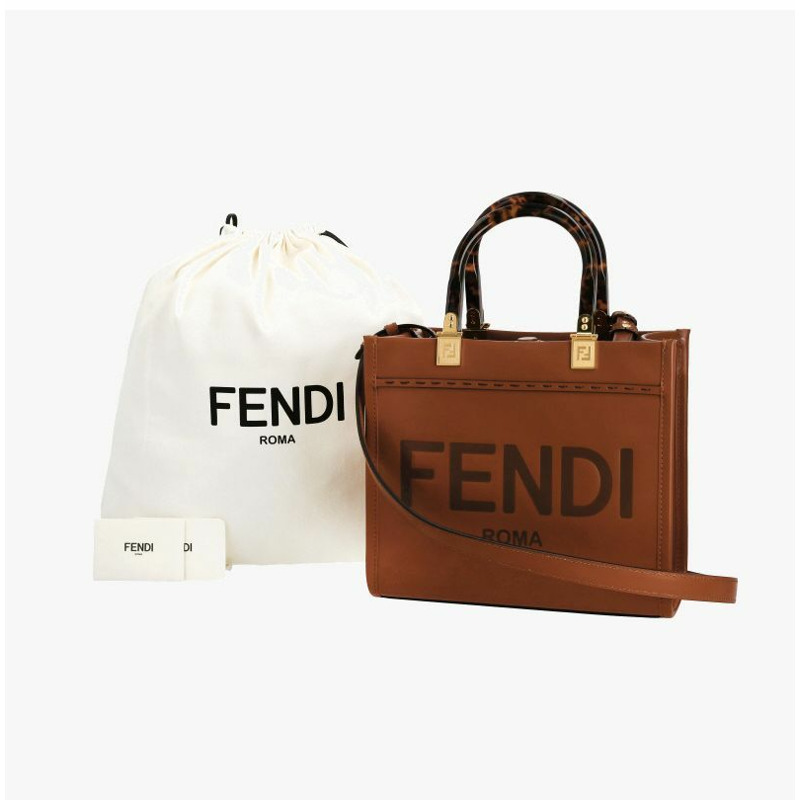FENDI Sunshine Roma 字母標誌小號手提包 8BH394 ABVL F0PWZ-8
