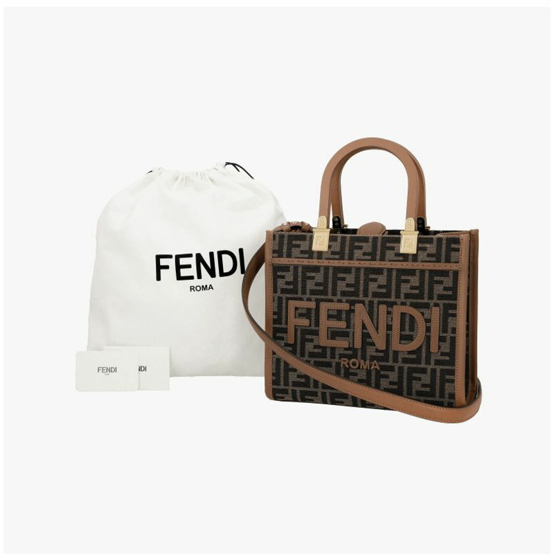 FENDI Sunshine Rome 字母標誌小號手提包 8BH394 ALVY F1GE3-8