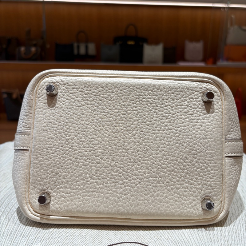 【奶昔白人氣爆棚、氣質首選銀扣】Hermès Picotin 18 手提包|奶昔白銀扣|Z刻 2021年份-4