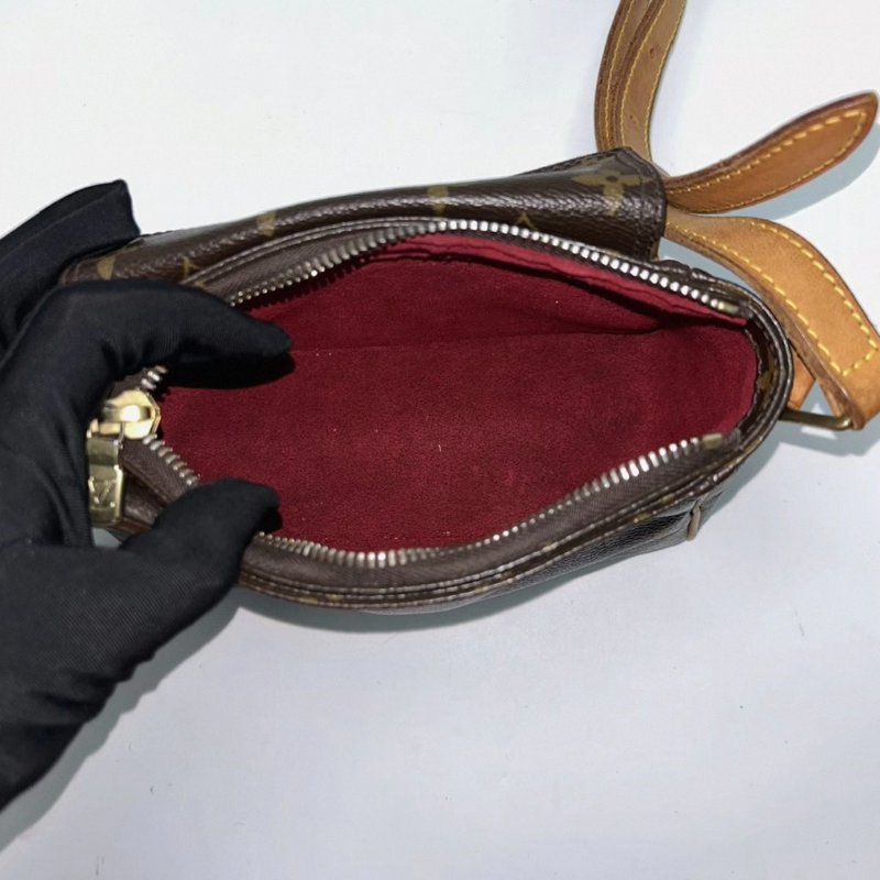 ️LV 經典老花肩背豆腐包 28*13*9 98新配件塵袋-6