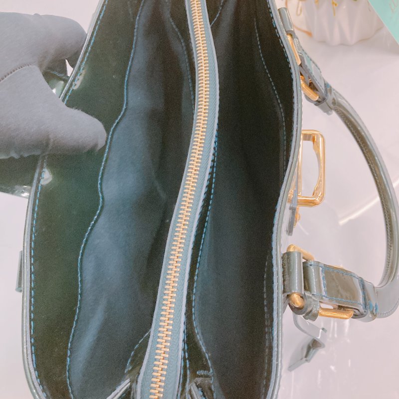 MS0399 Louis Vuitton 路易威登 梅爾羅斯 漆皮 金扣 手提包 M93756 Melrose Avenue Handbag Verris Skin Bleu Nuit x GHW-13